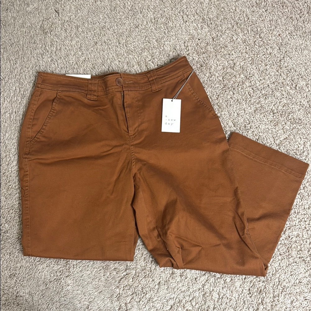 a new day Brown Ankle Cropped Pants